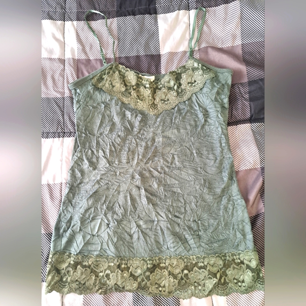 Cami with lace detail in size Small